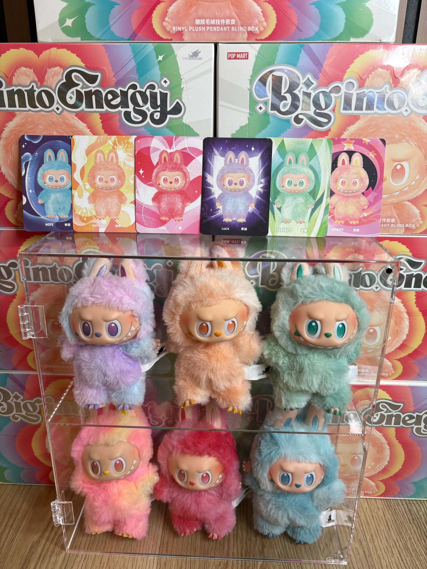 Labubu POP MART THE MONSTERS Big into Energy Series-Vinyl Plush Pendant Blind Box - Labubu version 3 (auth)