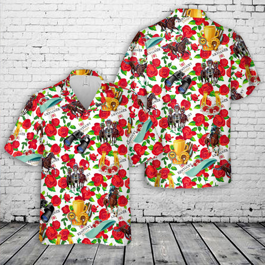 150th Running Of The Kentucky Derby - Kentucky Derby Horse 2 Hawaiian Shirt
