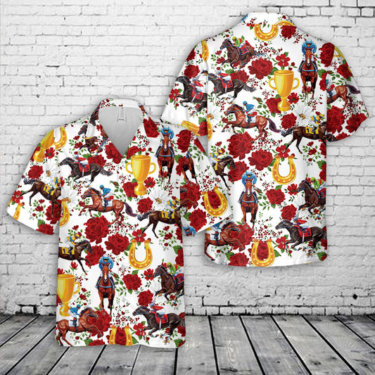 150th Running Of The Kentucky Derby - Kentucky Derby Horse Hawaiian Shirt