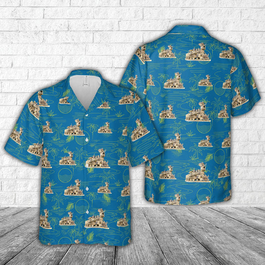 1873 American 4-4-0 Locomotive 'Juno' Hawaiian Shirt