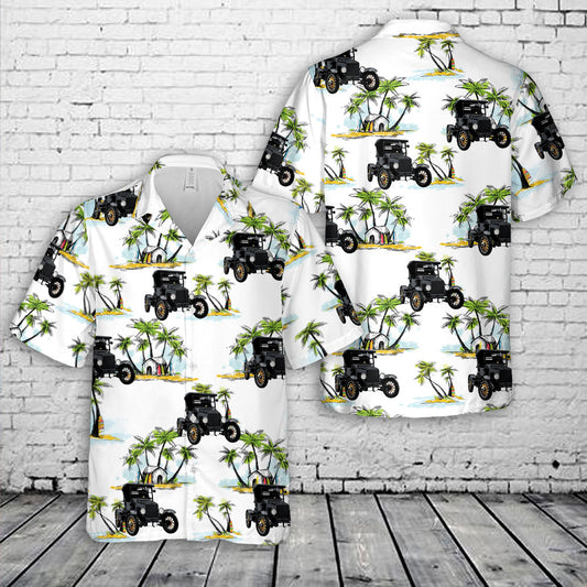 1920s Ford Model T Tin Lizzie Hawaiian Shirt